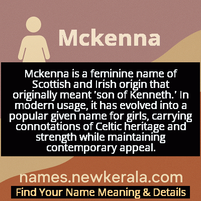 Mckenna Name Meaning and Origin