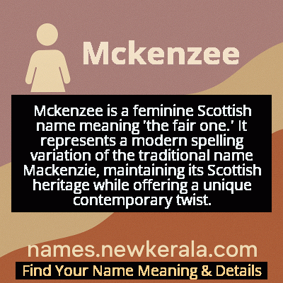 Mckenzee Name Meaning and Origin
