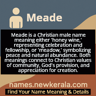 Meade Name Meaning and Origin