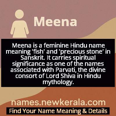 Meena Name Meaning and Origin