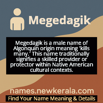 Megedagik Name Meaning and Origin