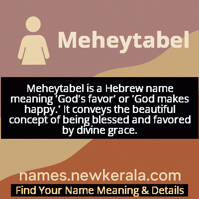Meheytabel Name Meaning and Origin