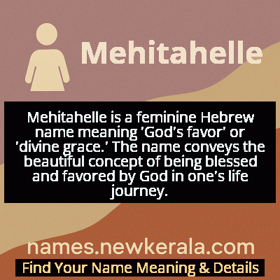 Mehitahelle Name Meaning and Origin