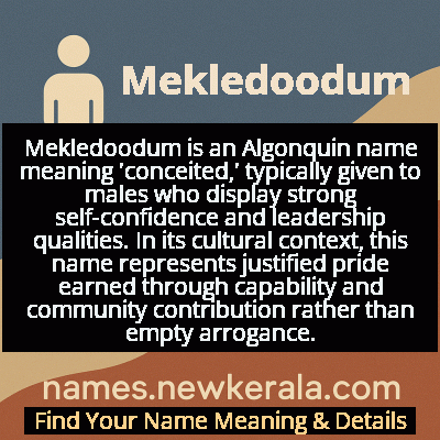 Mekledoodum Name Meaning and Origin