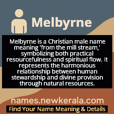 Melbyrne Name Meaning and Origin