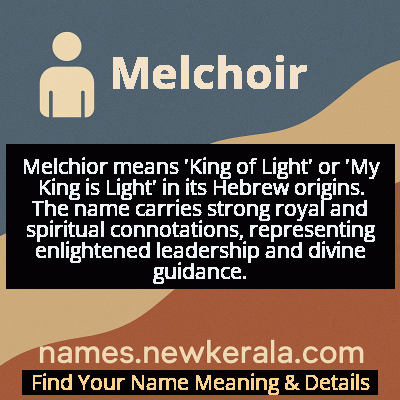 Melchoir Name Meaning and Origin