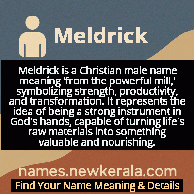 Meldrick Name Meaning and Origin
