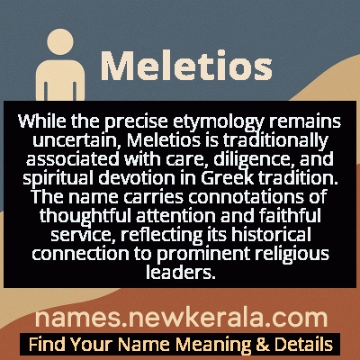 Meletios Name Meaning and Origin