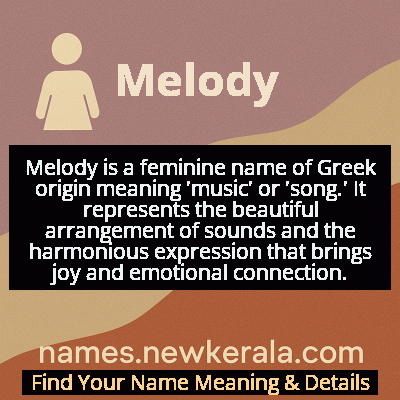 Melody Name Meaning and Origin
