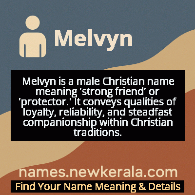 Melvyn Name Meaning and Origin