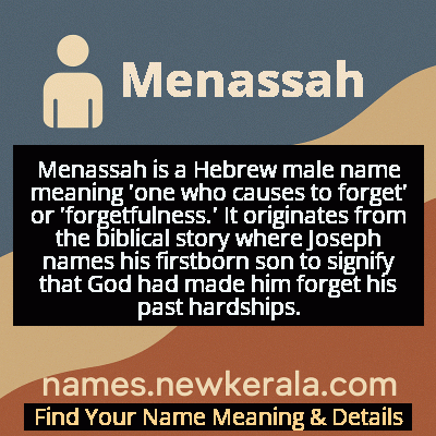 Menassah Name Meaning and Origin