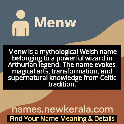 Menw Name Meaning and Origin