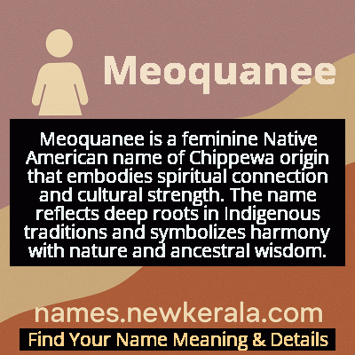 Meoquanee Name Meaning and Origin