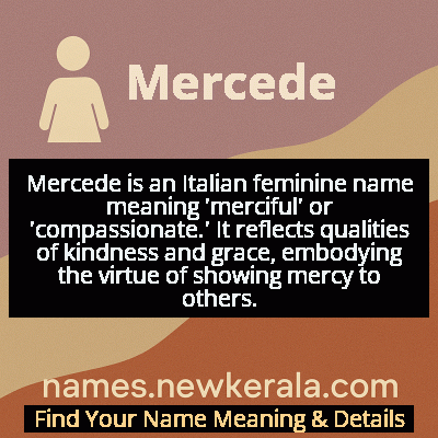 Mercede Name Meaning and Origin
