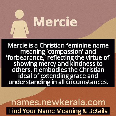 Mercie Name Meaning and Origin