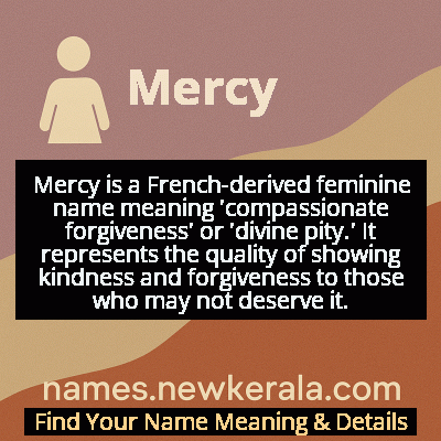 Mercy Name Meaning and Origin