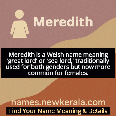 Meredith Name Meaning and Origin