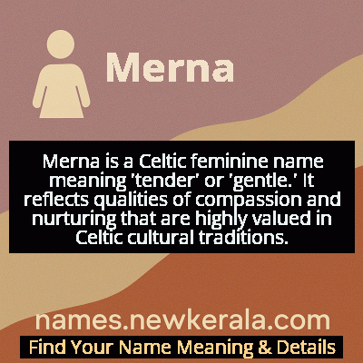Merna Name Meaning and Origin