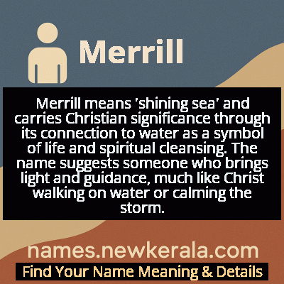Merrill Name Meaning and Origin