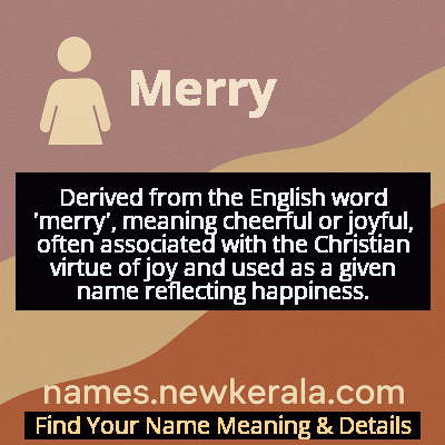 Merry Name Meaning and Origin