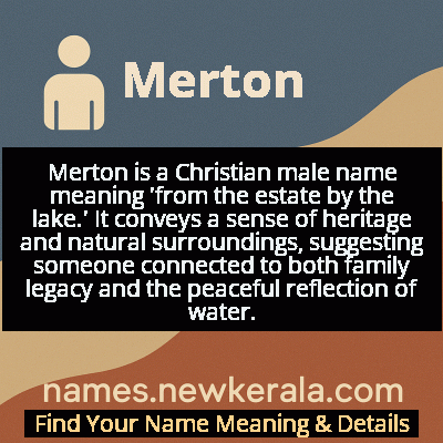 Merton Name Meaning and Origin