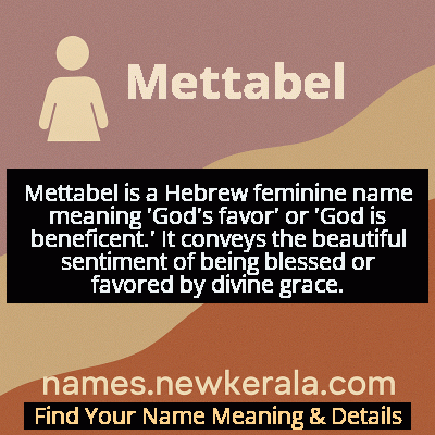 Mettabel Name Meaning and Origin