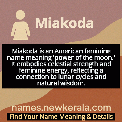 Miakoda Name Meaning and Origin