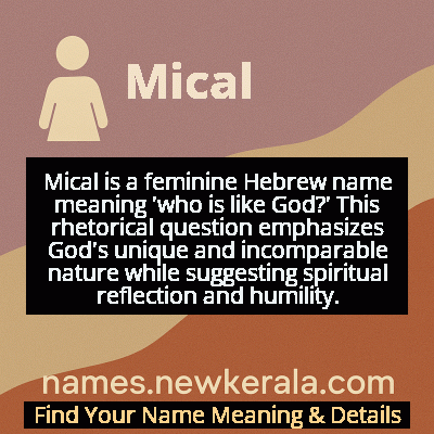 Mical Name Meaning and Origin