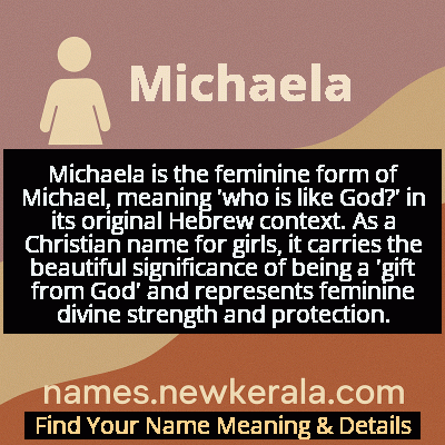 Michaela Name Meaning and Origin