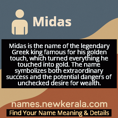 Midas Name Meaning and Origin