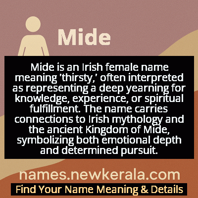 Mide Name Meaning and Origin