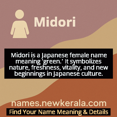 Midori Name Meaning and Origin