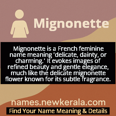 Mignonette Name Meaning and Origin
