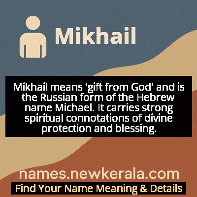 Mikhail Name Meaning and Origin