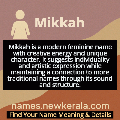 Mikkah Name Meaning and Origin