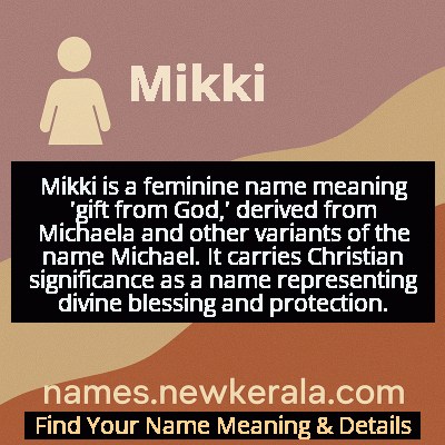 Mikki Name Meaning and Origin