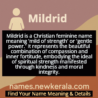 Mildrid Name Meaning and Origin