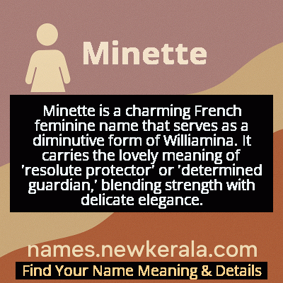 Minette Name Meaning and Origin