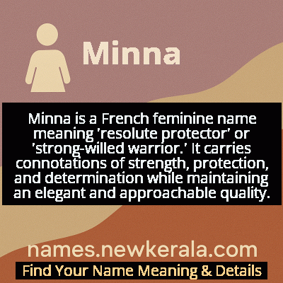 Minna Name Meaning and Origin