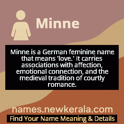 Minne Name Meaning and Origin