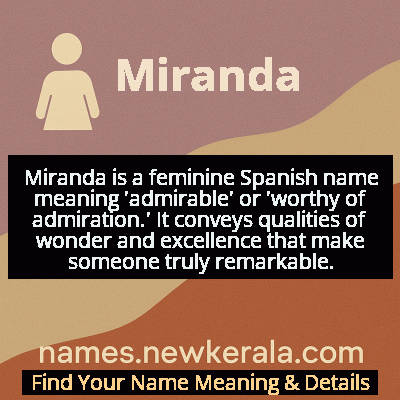 Miranda Name Meaning and Origin