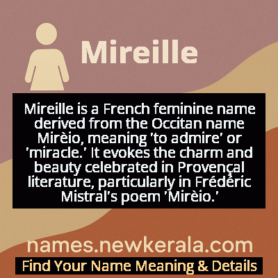 Mireille Name Meaning and Origin