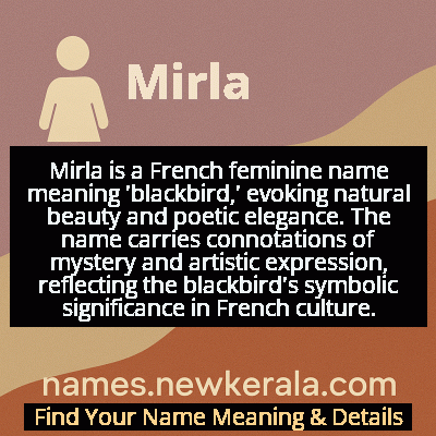 Mirla Name Meaning and Origin