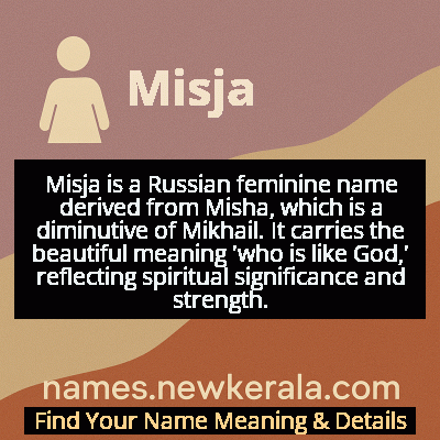 Misja Name Meaning and Origin