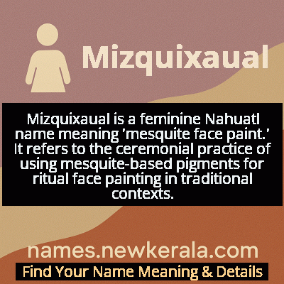 Mizquixaual Name Meaning and Origin