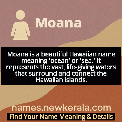 Moana Name Meaning and Origin