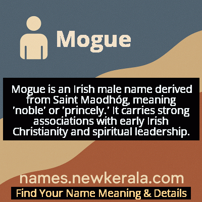 Mogue Name Meaning and Origin