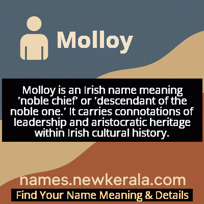 Molloy Name Meaning and Origin