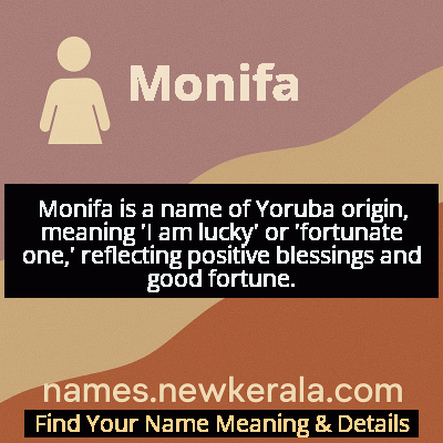 Monifa Name Meaning and Origin