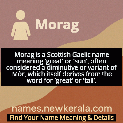 Morag Name Meaning and Origin